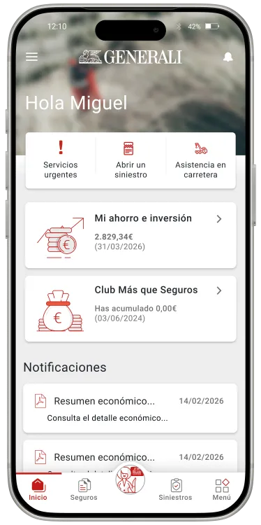 Mockup APP MI GENERALI